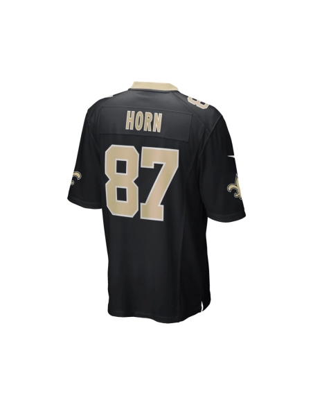 Mens New Orleans Saints Joe Horn Black Game Retired Player Jersey