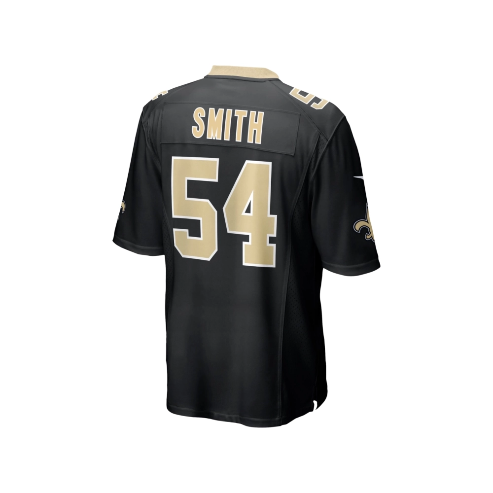 Mens New Orleans Saints Jaylon Smith Black Team Game Jersey