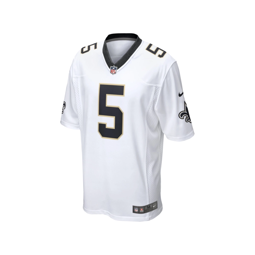 Mens New Orleans Saints Jarvis Landry White Player Game Jersey