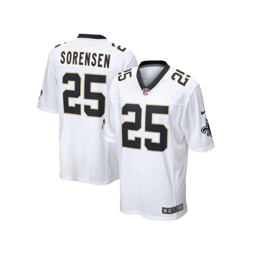 Mens New Orleans Saints Daniel Sorensen White Player Game Jersey