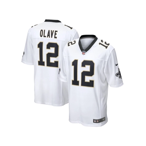 Mens New Orleans Saints Chris Olave White Game Player Jersey