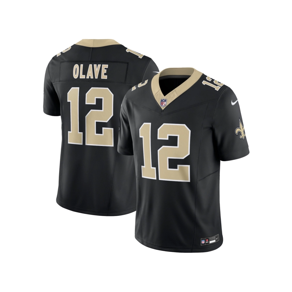 Mens New Orleans Saints Chris Olave Black Vapor F.U.S.E. Limited Jersey
