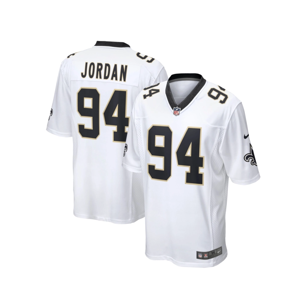 Mens New Orleans Saints Cameron Jordan White Game Jersey