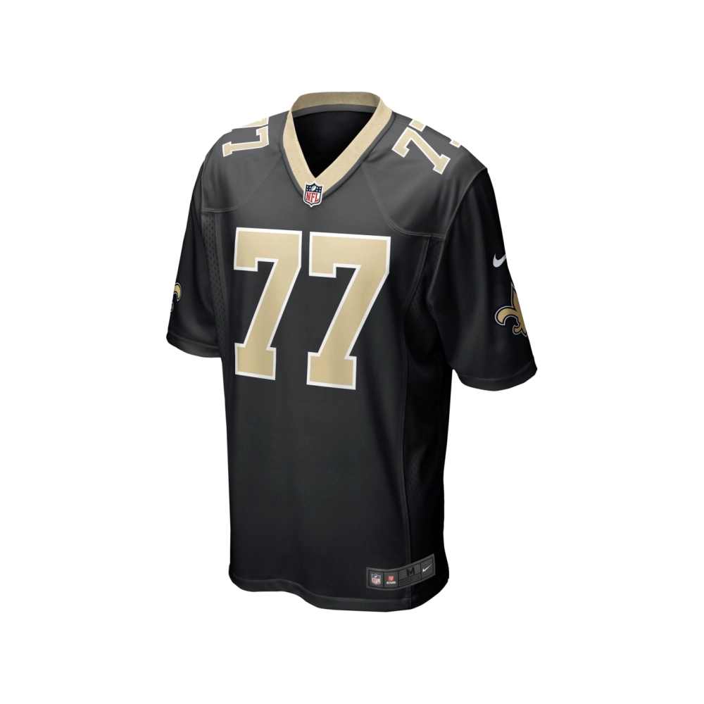 Mens New Orleans Saints Cameron Erving Black Game Jersey
