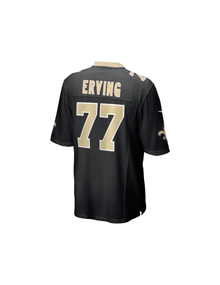 Mens New Orleans Saints Cameron Erving Black Game Jersey
