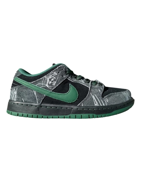 THERE Skateboards x Dunk Low SB Black Gorge Green,Dunk SB,NIKE SHOES Reps