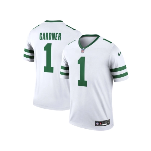 Mens New York Jets Sauce Gardner Legacy White Legend Jersey