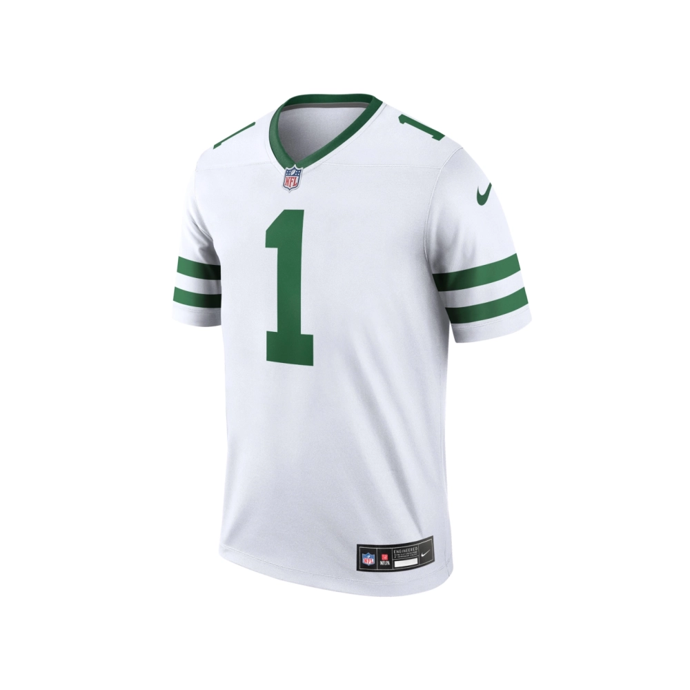 Mens New York Jets Sauce Gardner Legacy White Legend Jersey