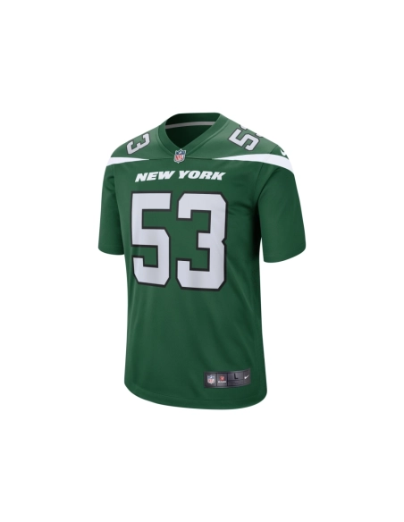 Mens New York Jets Zaire Barnes Gotham Green Game Jersey