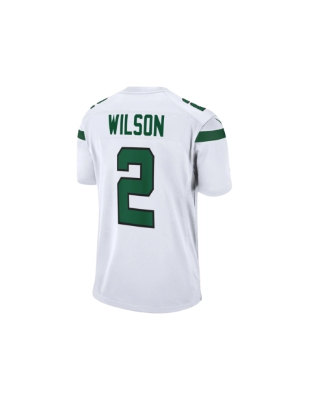 Mens New York Jets Zach Wilson White Game Jersey