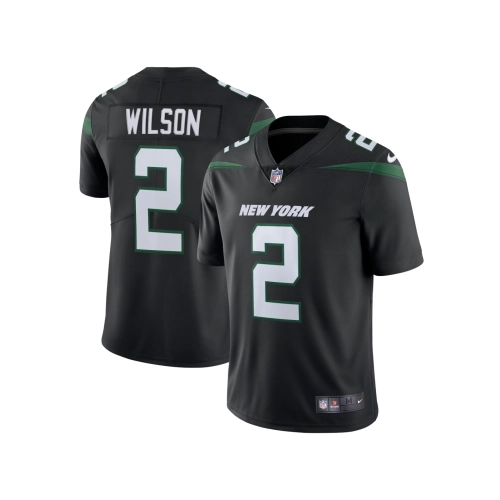 Mens New York Jets Zach Wilson Stealth Black Vapor Limited Jersey
