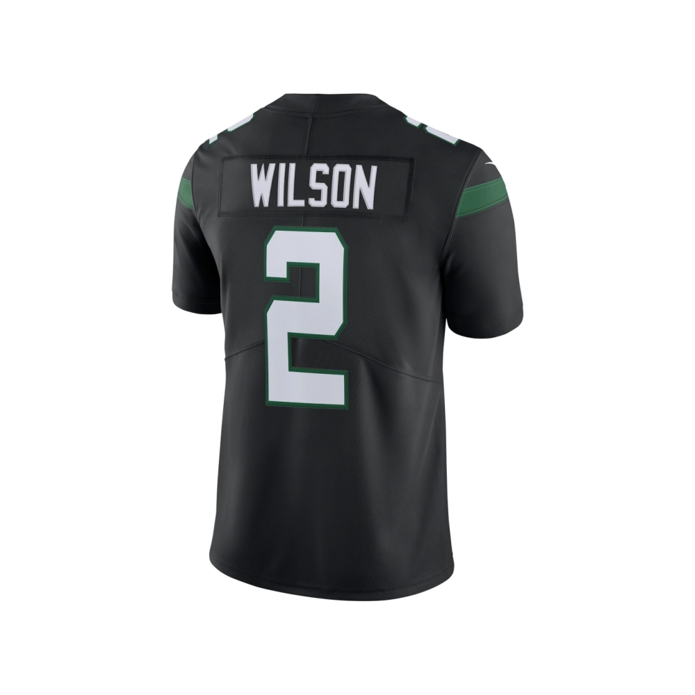 Mens New York Jets Zach Wilson Stealth Black Vapor Limited Jersey