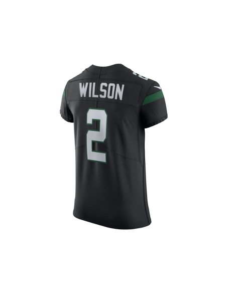 Mens New York Jets Zach Wilson Stealth Black Vapor Elite Jersey
