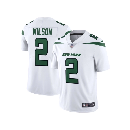 Mens New York Jets Zach Wilson Spotlight White Vapor Limited Jersey