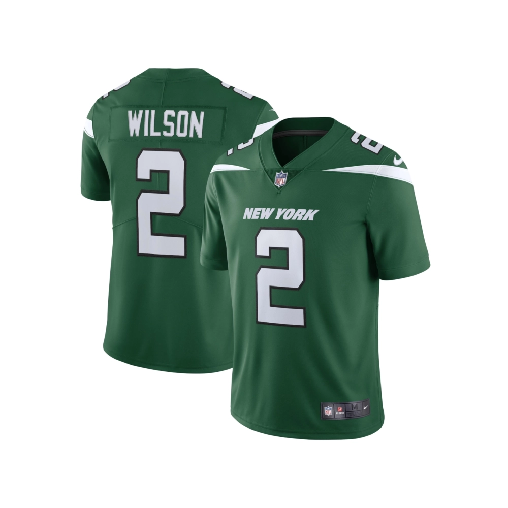 Mens New York Jets Zach Wilson Gotham Green Vapor Limited Jersey