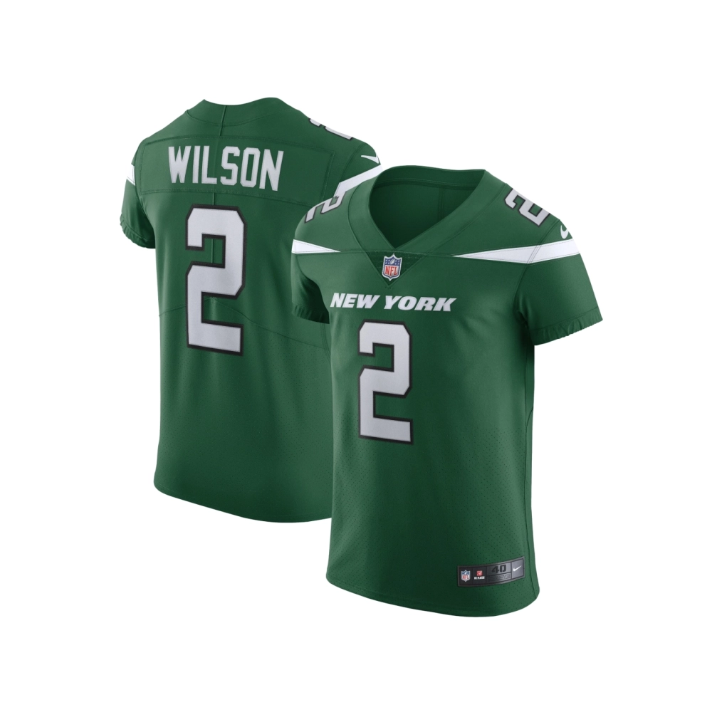 Mens New York Jets Zach Wilson Gotham Green Vapor Elite Jersey