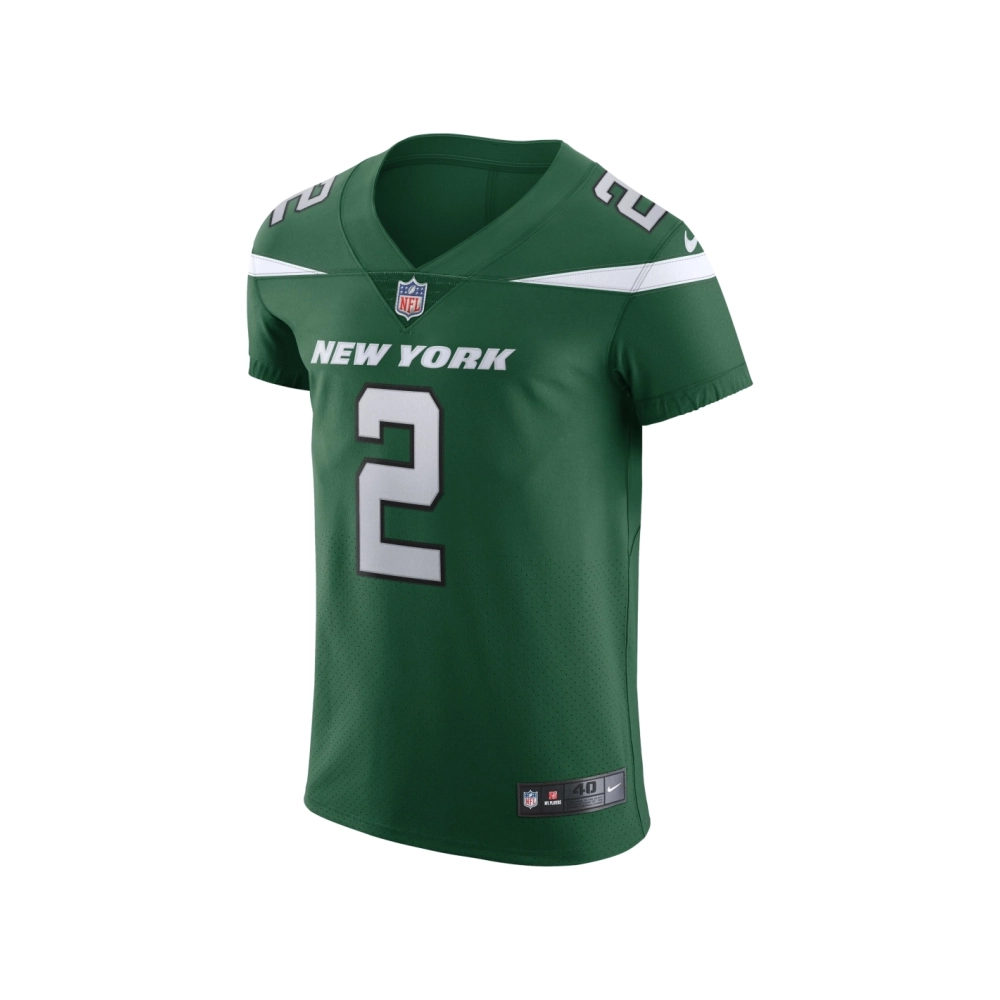 Mens New York Jets Zach Wilson Gotham Green Vapor Elite Jersey