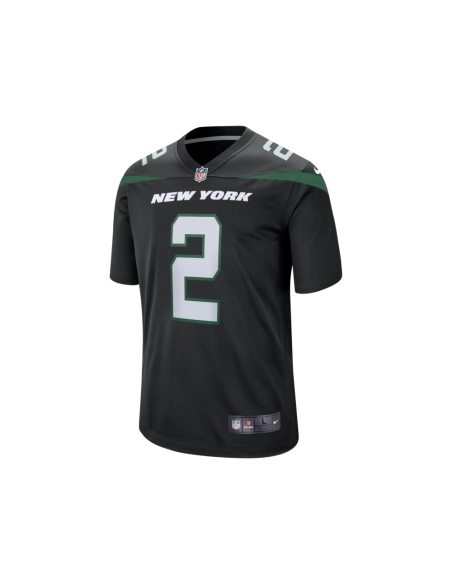 Mens New York Jets Zach Wilson Black Alternate Game Jersey