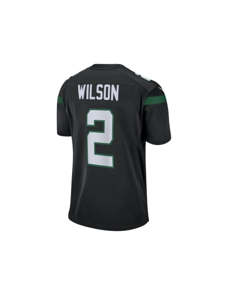 Mens New York Jets Zach Wilson Black Alternate Game Jersey