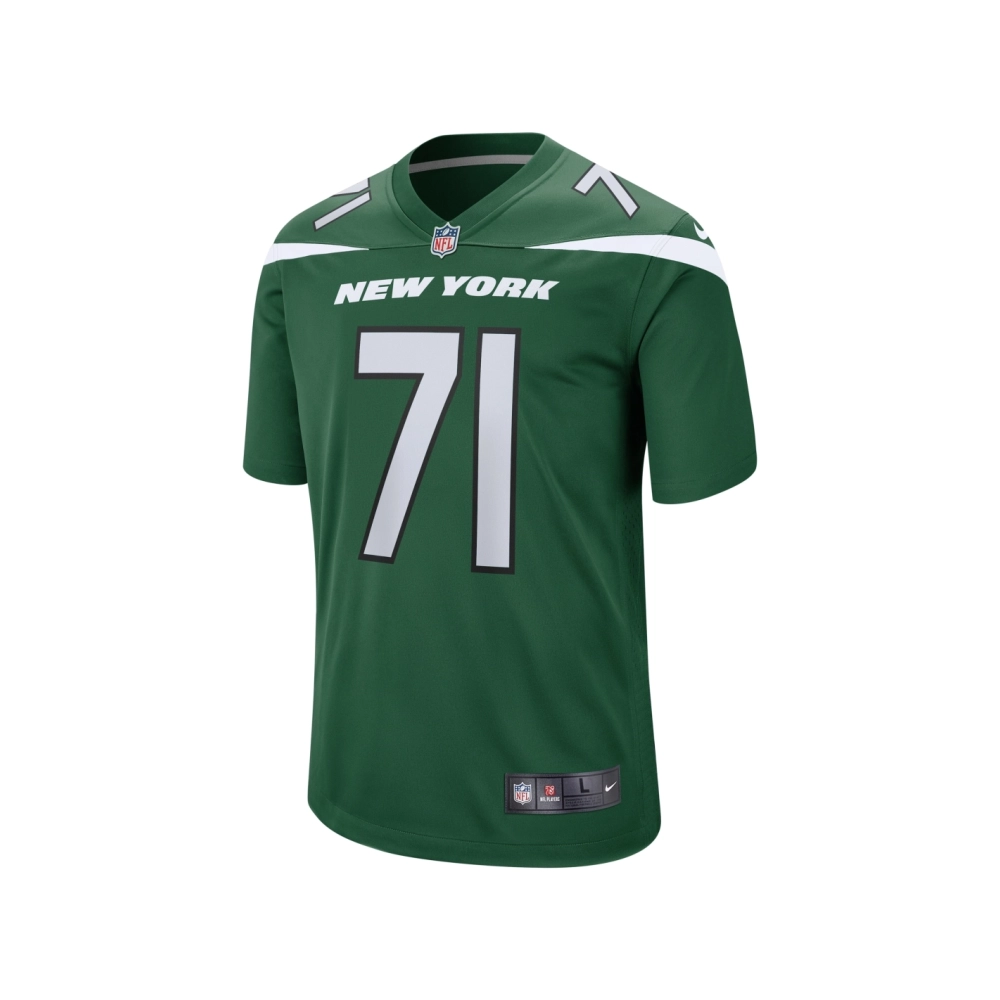 Mens New York Jets Wes Schweitzer Green Game Jersey
