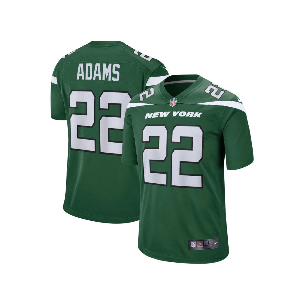Mens New York Jets Tony Adams Gotham Green Game Player Jersey