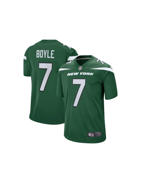 Mens New York Jets Tim Boyle Gotham Green Game Jersey