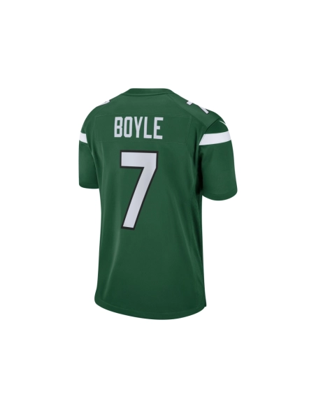 Mens New York Jets Tim Boyle Gotham Green Game Jersey