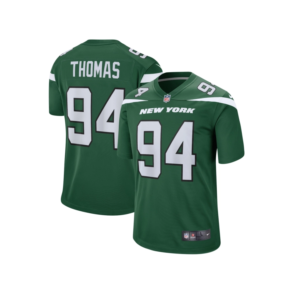 Mens New York Jets Solomon Thomas Gotham Green Game Jersey