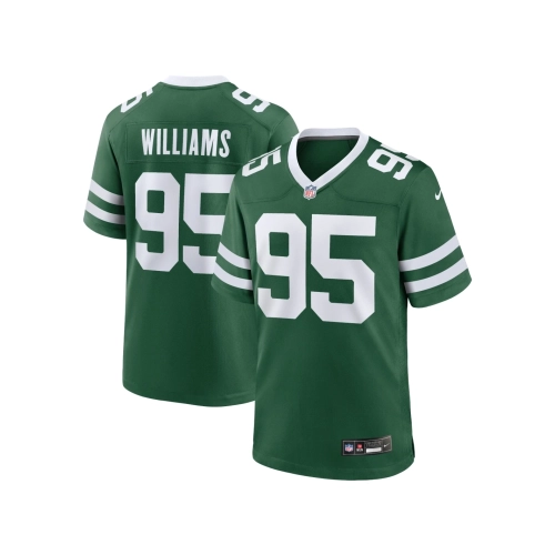Mens New York Jets Quinnen Williams Legacy Green Game Jersey