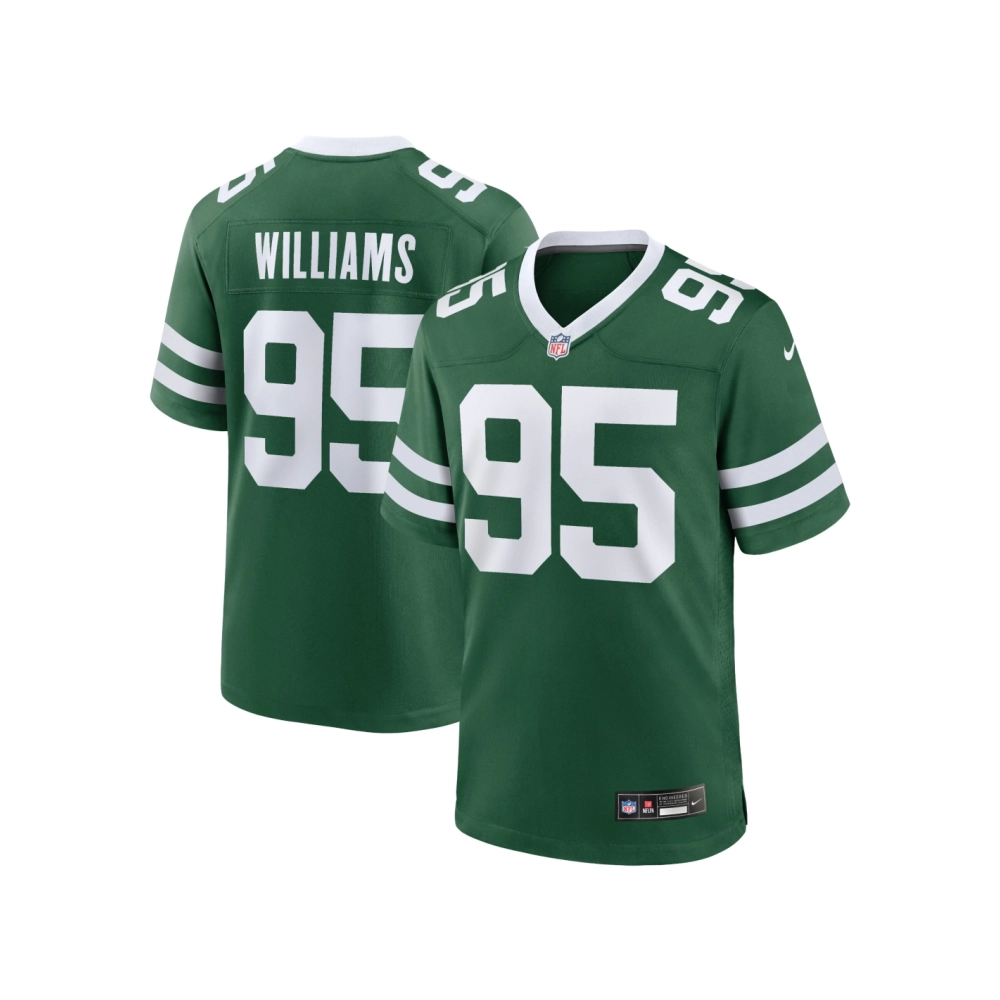 Mens New York Jets Quinnen Williams Legacy Green Game Jersey