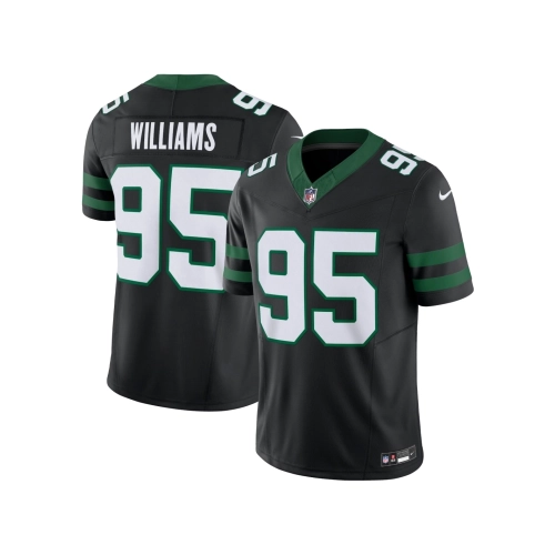 Mens New York Jets Quinnen Williams Legacy Black Alternate Vapor F.U.S.E. Limited Jersey