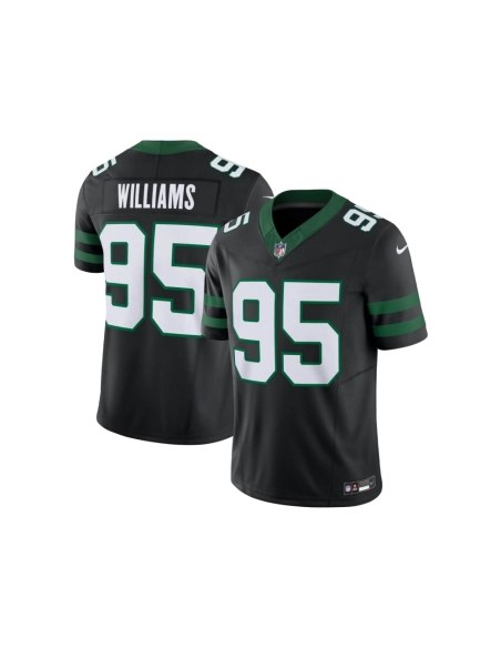 Mens New York Jets Quinnen Williams Legacy Black Alternate Vapor F.U.S.E. Limited Jersey