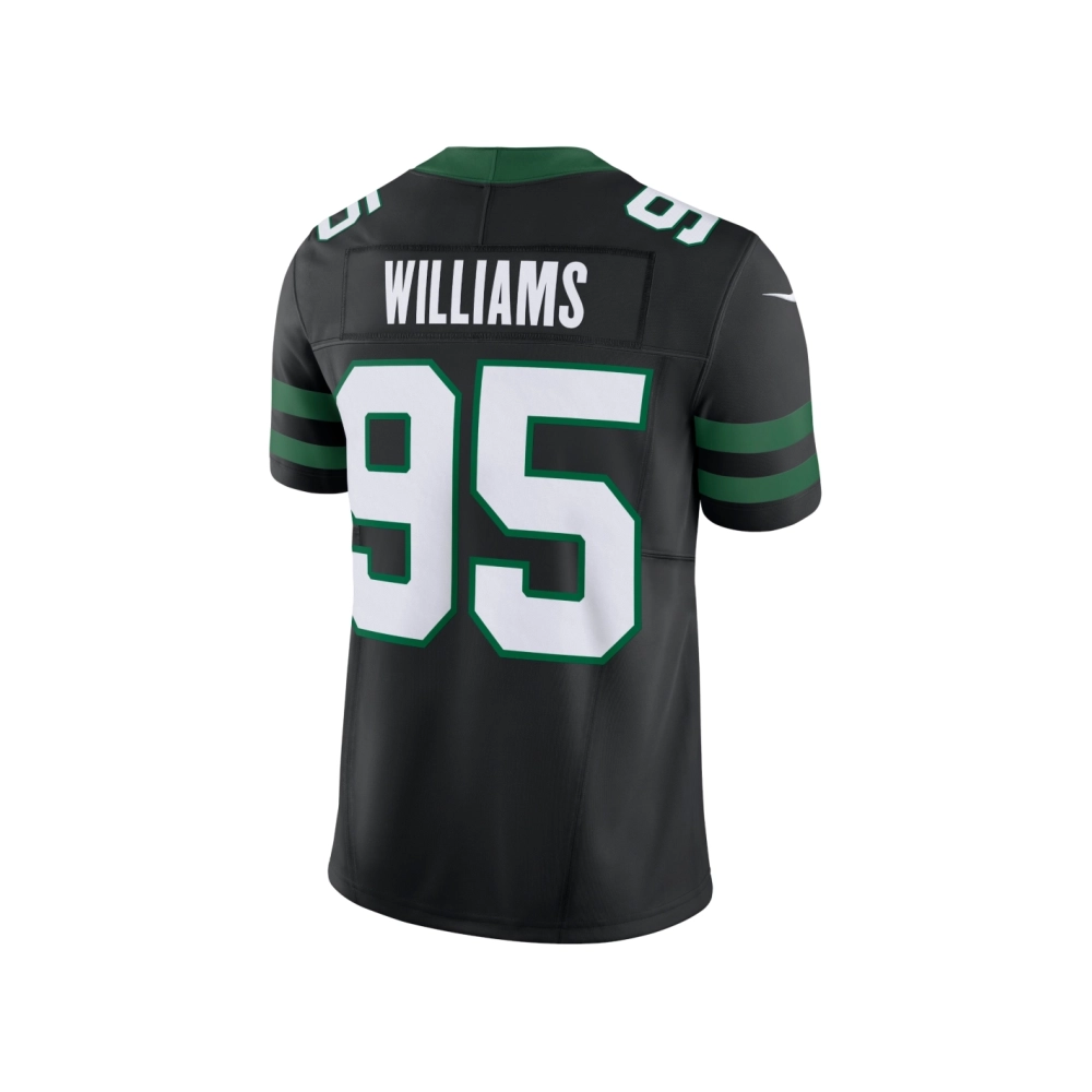 Mens New York Jets Quinnen Williams Legacy Black Alternate Vapor F.U.S.E. Limited Jersey
