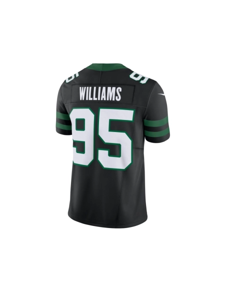 Mens New York Jets Quinnen Williams Legacy Black Alternate Vapor F.U.S.E. Limited Jersey