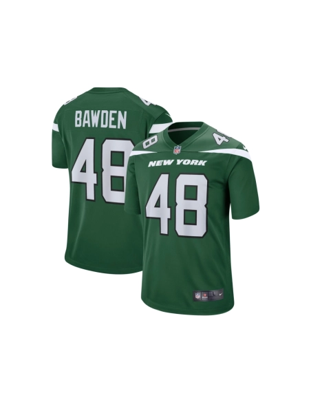 Mens New York Jets Nick Bawden Gotham Green Game Player Jersey