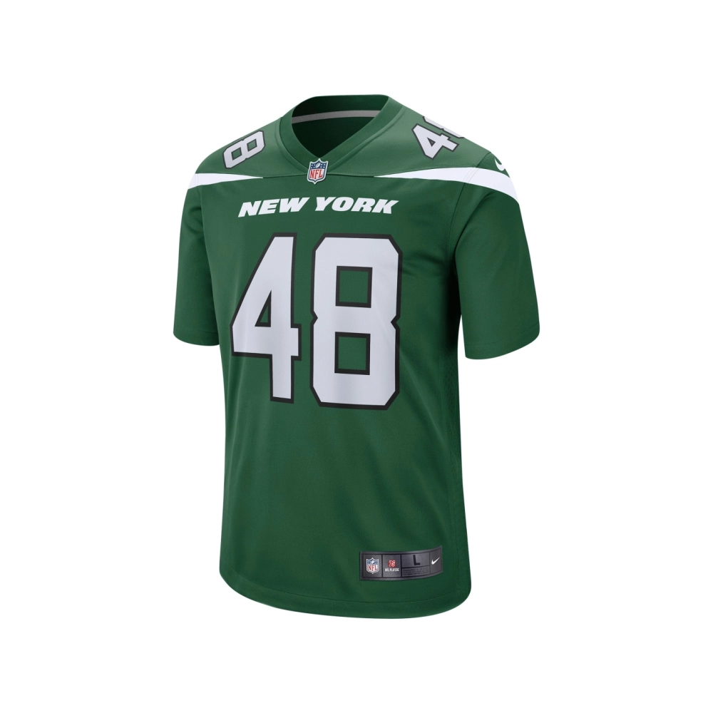 Mens New York Jets Nick Bawden Gotham Green Game Player Jersey