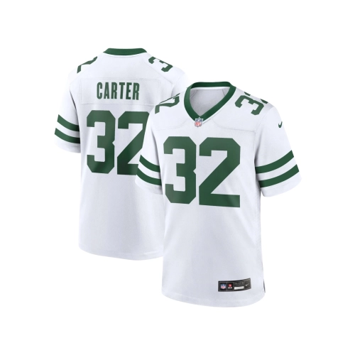 Mens New York Jets Michael Carter Legacy White Game Jersey