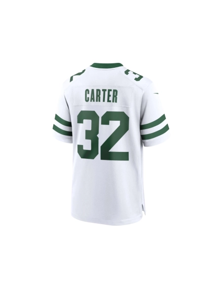 Mens New York Jets Michael Carter Legacy White Game Jersey