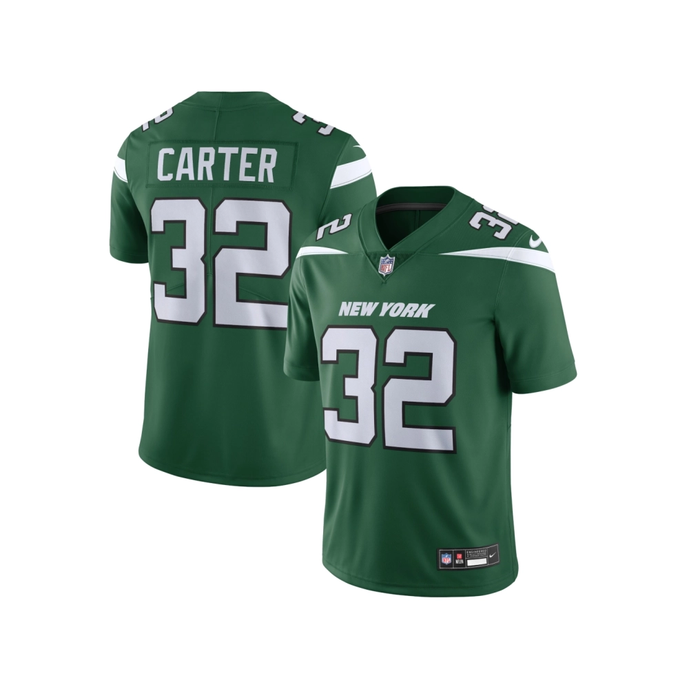 Mens New York Jets Michael Carter Green Vapor F.U.S.E. Limited Jersey