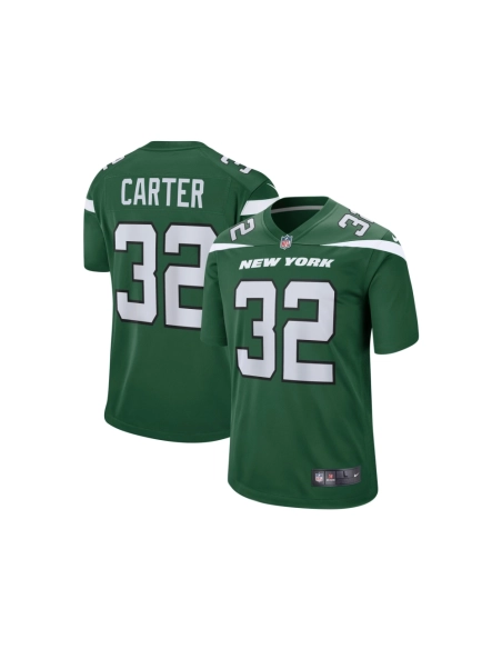 Mens New York Jets Michael Carter Gotham Green Game Jersey