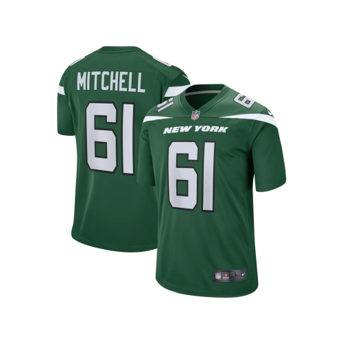 Mens New York Jets Max Mitchell Gotham Green Game Player Jersey