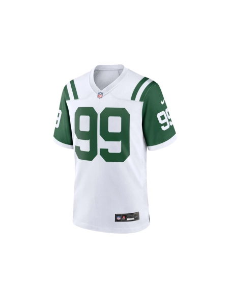 Mens New York Jets Mark Gastineau White Classic Alternate Retired Player Game Jersey