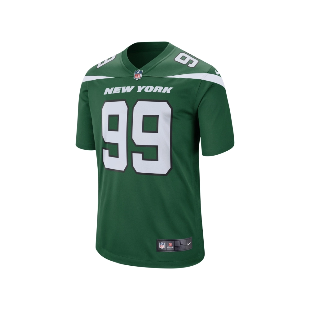 Mens New York Jets Mark Gastineau Gotham Green Retired Player Game Jersey