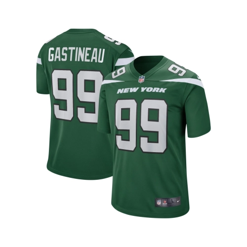 Mens New York Jets Mark Gastineau Gotham Green Game Retired Player Jersey