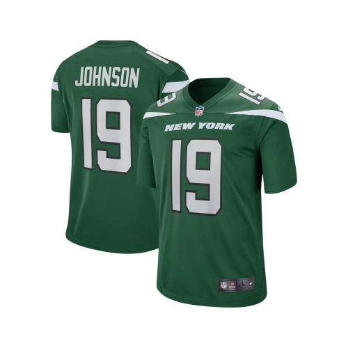 Mens New York Jets Keyshawn Johnson Gotham Green Game Retired Player Jersey