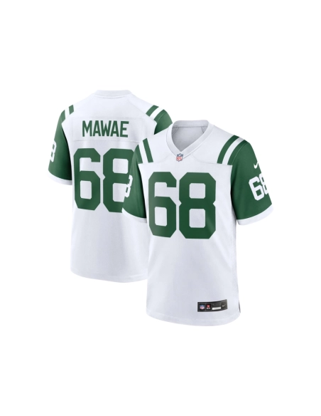 Mens New York Jets Kevin Mawae White Classic Alternate Retired Player Game Jersey