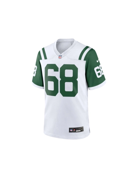 Mens New York Jets Kevin Mawae White Classic Alternate Retired Player Game Jersey