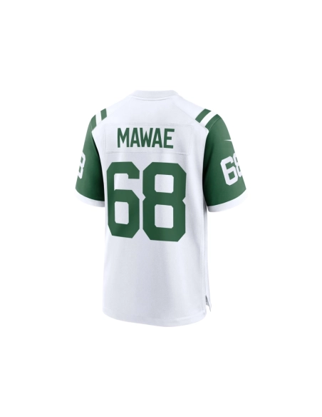 Mens New York Jets Kevin Mawae White Classic Alternate Retired Player Game Jersey