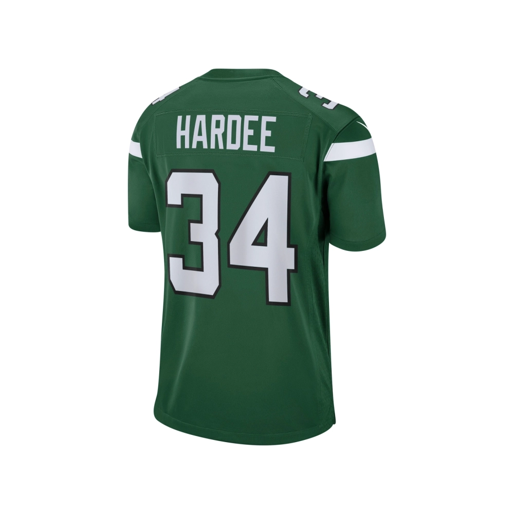 Mens New York Jets Justin Hardee Gotham Green Game Jersey