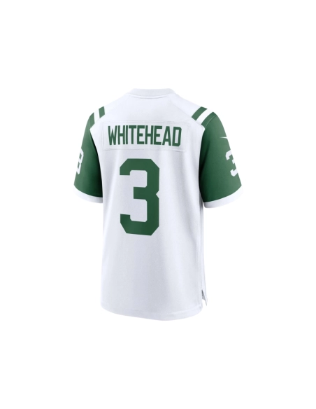 Mens New York Jets Jordan Whitehead White Classic Alternate Player Game Jersey